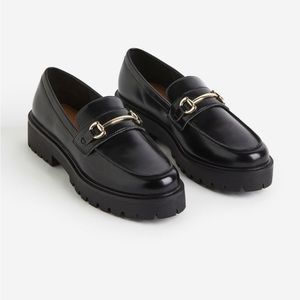 Chunky Buckle-detail Loafers